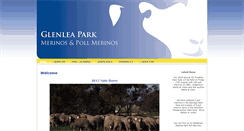 Desktop Screenshot of glenleaparkmerinos.com.au